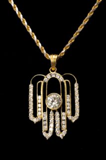 Diamond 'Hand of Fatima' Pendant