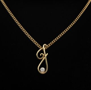 18CT Gold & Diamond Necklace