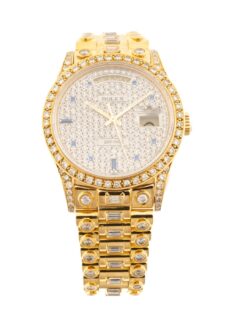 Rolex 18K Gold Oyster Perpetual Day-Date Watch