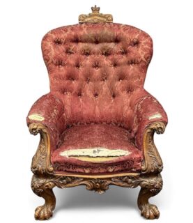 Victorian Button Back Armchair