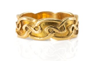 18CT Welsh Gold Celtic Ring