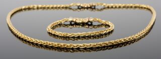 18CT Gold 'Spiga' Chain Necklace