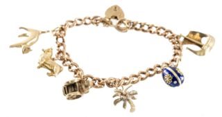 9CT Gold Charm Bracelet