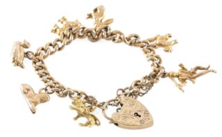 9CT Gold Charm Bracelet