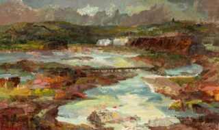 Ray Howard-Jones Oil 'Tide on the Gann'