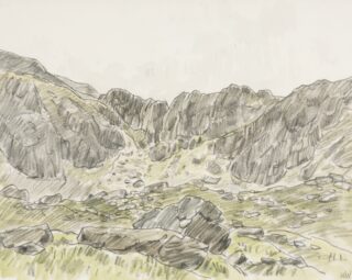 Sir Kyffin Williams RA Watercolour & Pencil