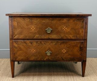 18th Century Walnut & Olivewood Commode