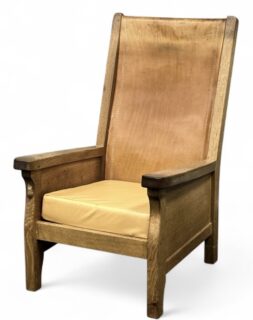 Robert 'Mouseman' Thompson Oak Smoking Chair