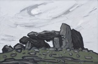 Sir Kyffin Williams RA Oil 'Trefignath (Cairn)