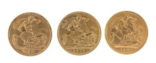 Edward VII Half Sovereigns