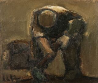 Will Roberts Oil 'Man with Hoe'