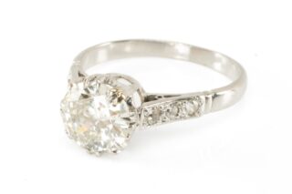 18CT Solitaire Diamond Ring