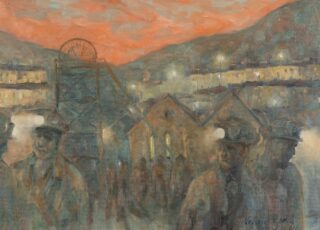 Valerie Ganz Oil 'Mining Valley-Evening'