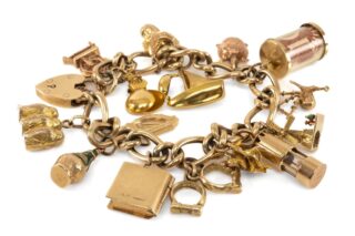 9CT Gold Charm Bracelet