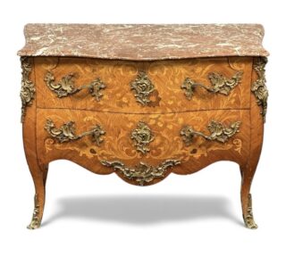 Louis XV Style Marble Topped Commode