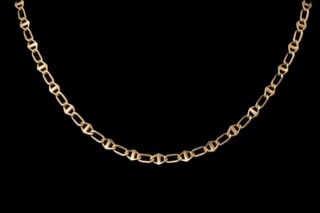 18CT Gold Nautical Chain Necklace