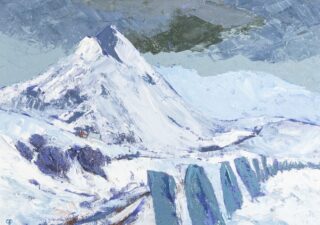 Gwilym Prichard Oil 'Cnicht and Snow'