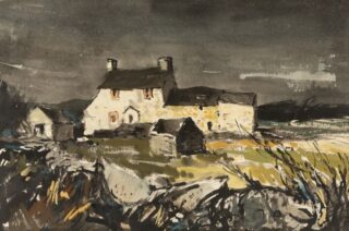 Donald McIntyre Watercolour 'Hafod-Y-Brain'