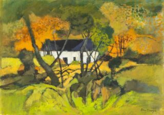John Elwyn Acrylic 'Away From it All'