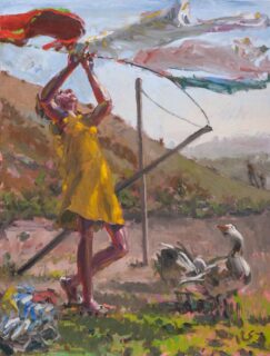 Kevin Sinnott Oil 'In the Wind'