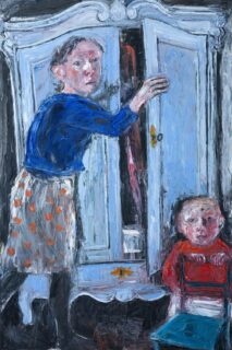 Shani Rhys James MBE Oil 'Blue Armoire'