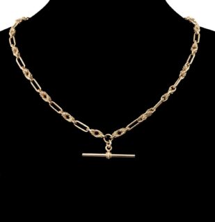9ct Gold Multi-Link Albert Chain
