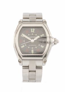 Cartier Stainless Steel Roadster Bracelet Watch