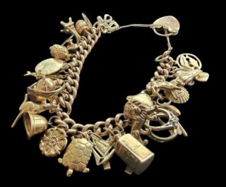 9ct Gold Charm Bracelet