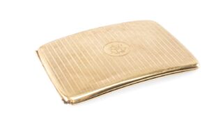 9ct Gold Cigarette Case