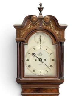 Dent of London Mahogany Miniature Longcase Clock