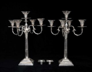Edwardian Silver Candlesticks