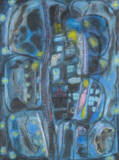 Ernest Zobole Oil 'Painting About a Landscape'
