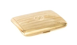 Edwardian 9ct Gold Cigarette Case