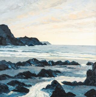 Gwyn Roberts Oil 'Traeth Llyfn'