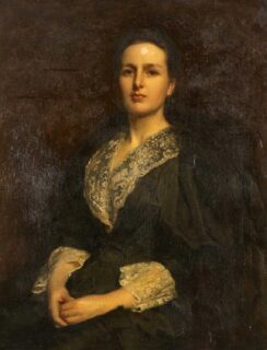 Henry Tanworth Wells RA Portrait of Florence Eleanor Boyce