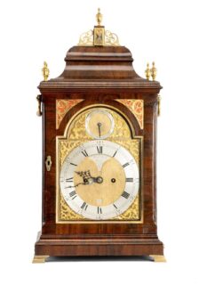 James Gale Walnut Repeating Bracket Clock