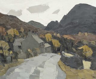 Sir Kyffin Williams RA Oil 'No. 12 Autumn, Waunfawr, No.1'
