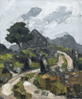 Sir Kyffin Williams RA Oil 'Old Barn, Ogwen'