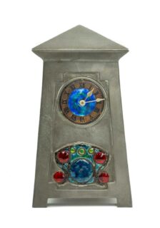 Liberty & Co. Tudric Pewter & Enamelled Clock