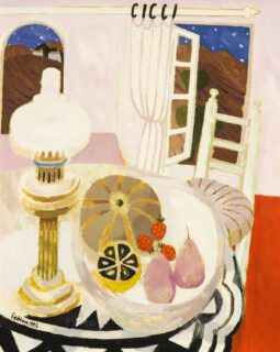 Mary Fedden Oil 'Lamp'