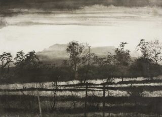 Norman Ackroyd CBE RA Aquatint 'South Cadbury Hill'