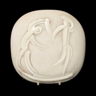 Pablo Picasso Earthenware Plaque 'Deux Danseurs'