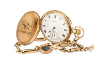 9ct Gold Waltham Pocket Watch