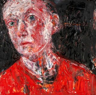 Shani Rhys James MBE Oil 'Red Overall'