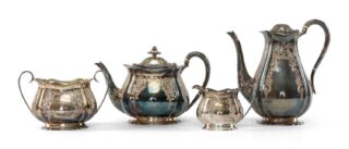 Silver Four-Piece Tea Service