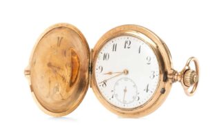 Durrstein Swiss 14cy Gold Pocket Watch