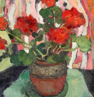 Wendy Murphy Oil 'Geranium'