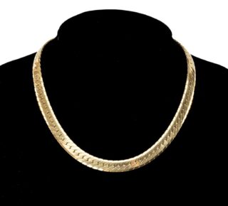 Heavy Yellow Metal Necklace
