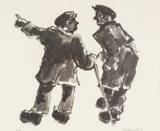 Sir Kyffin Williams RA Lithograph