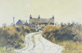 Sir Kyffin Williams RA 'Penrhyn Du, Aberffraw, Anglesey'